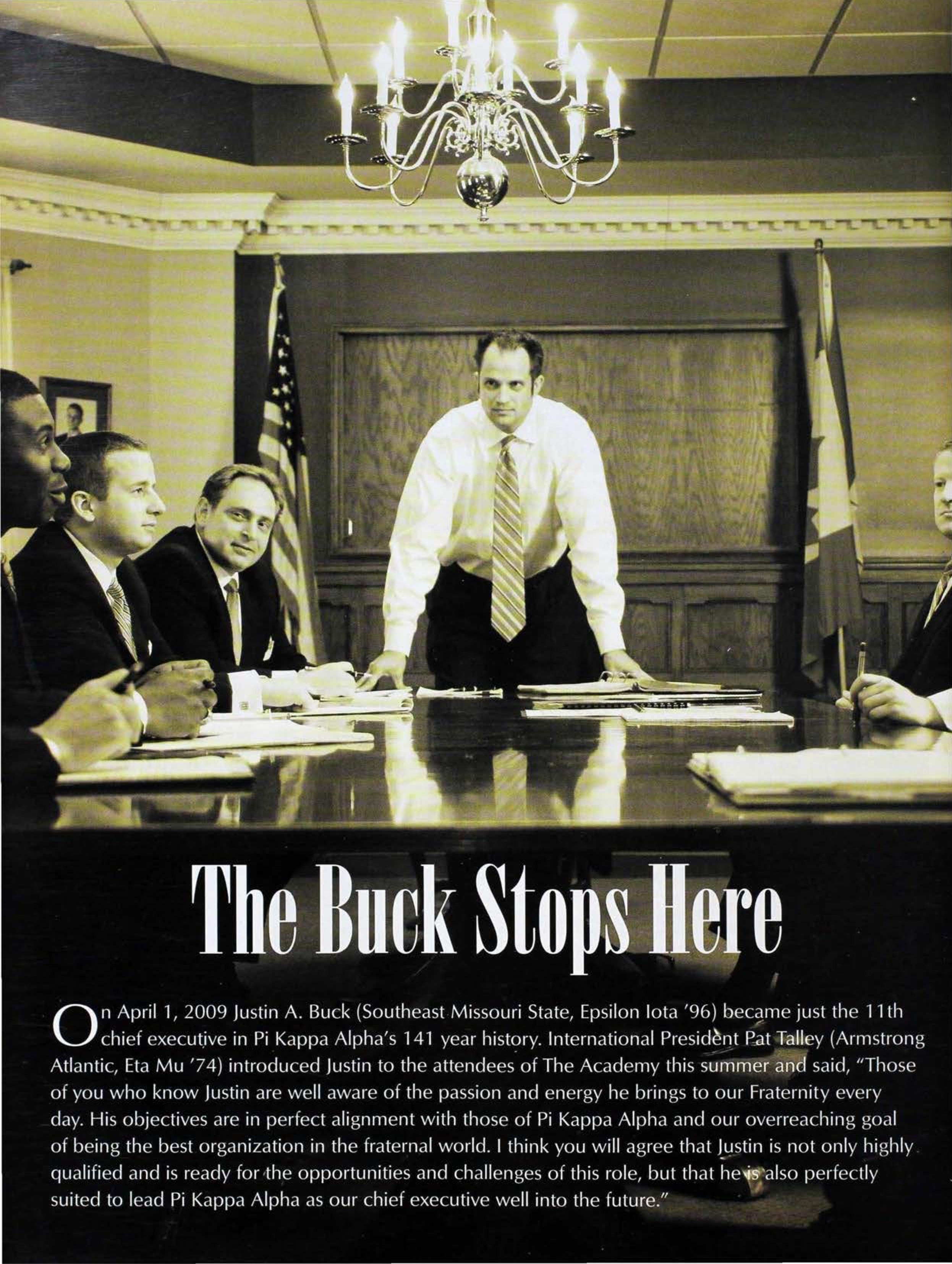 The Buck Stops Here